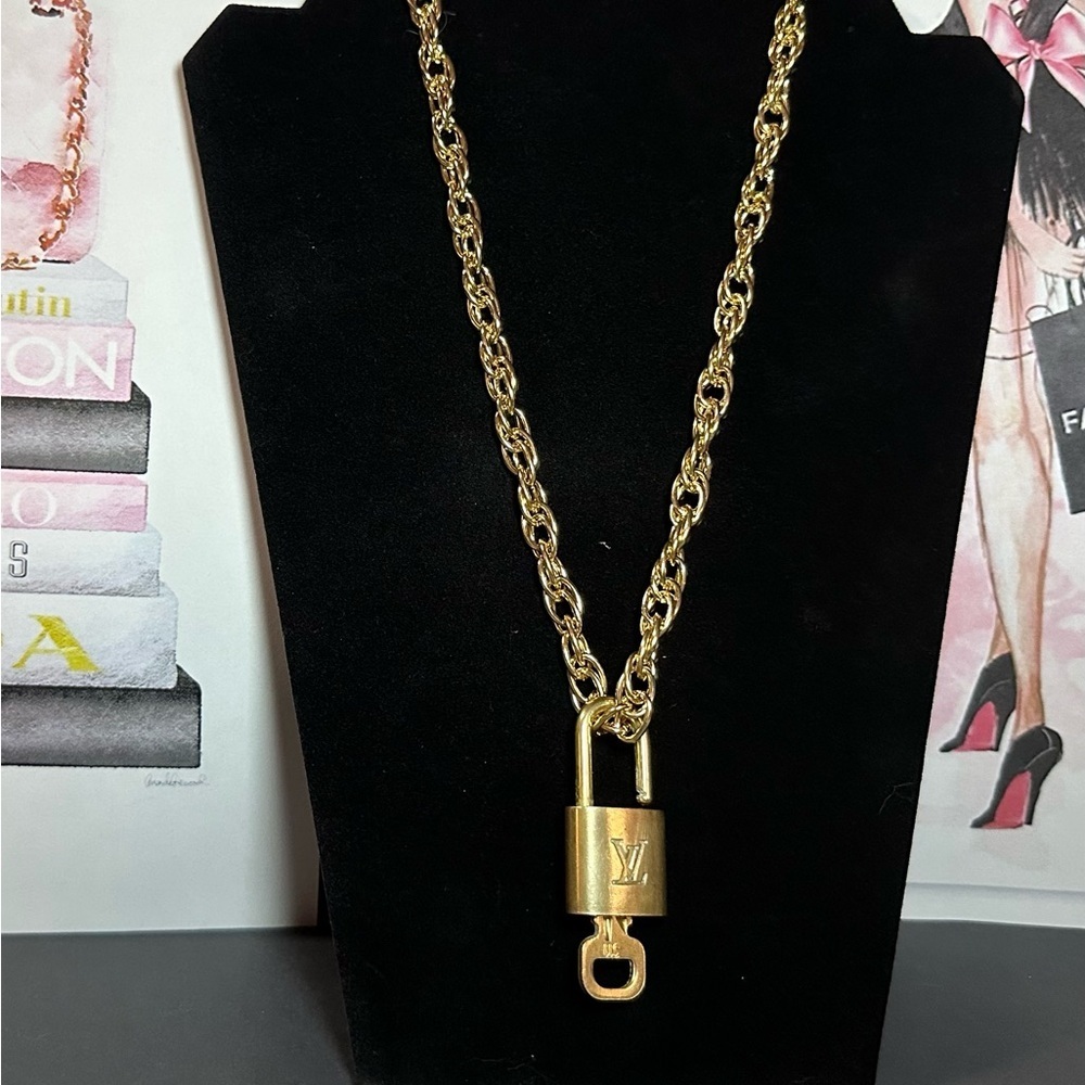 NWOT necklace options for LV Padlocks (locks sold separately)